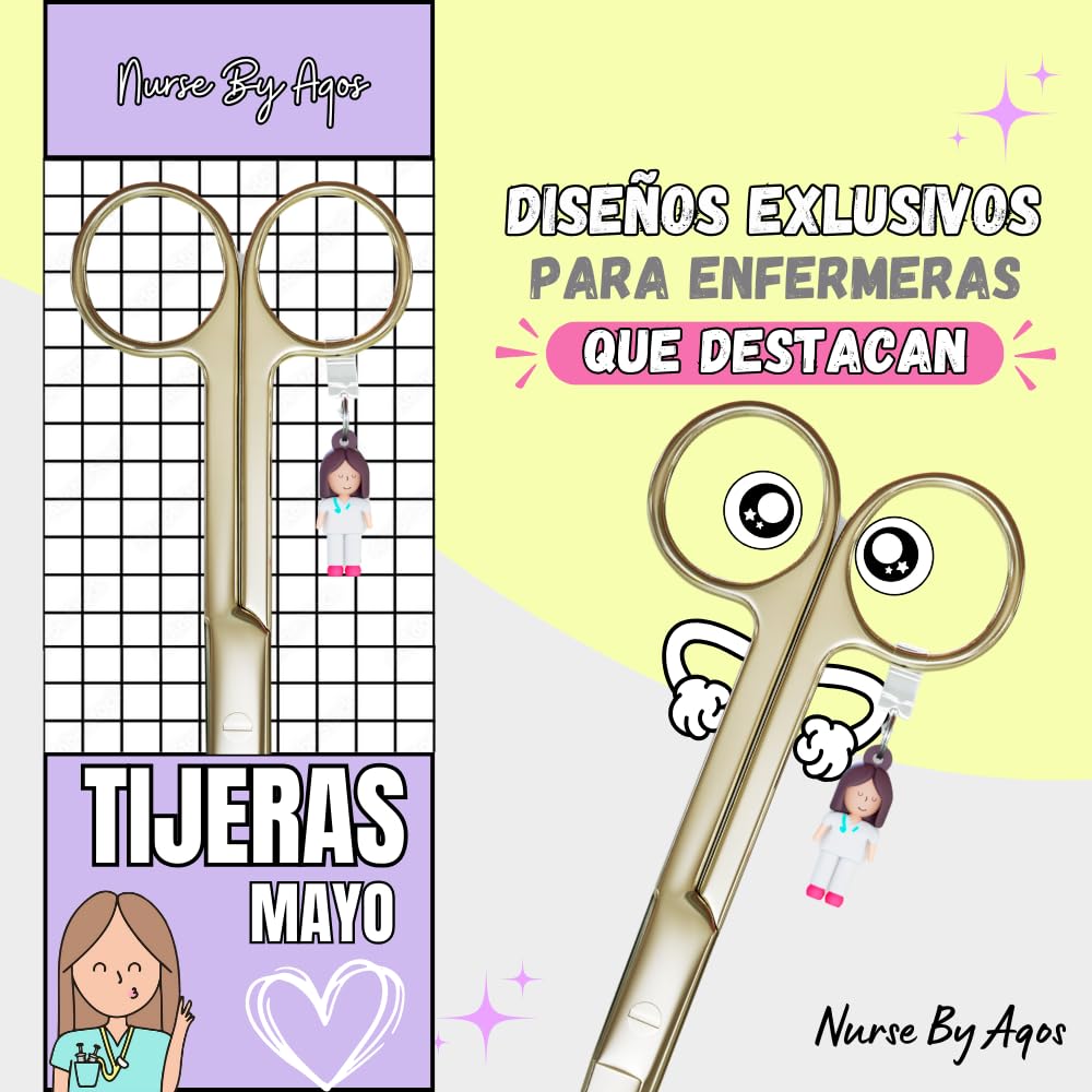 Tijeras Mayo punta roma — Cosas de Enfermería Blanco