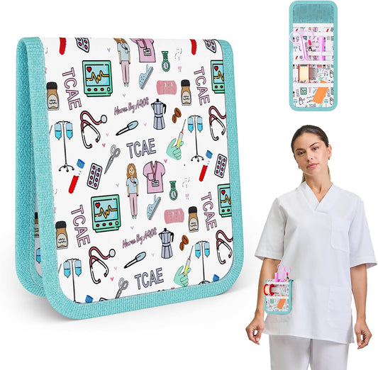 Nurse By Aqos | Organizador de Bolsillo Enfermeria | Ideal para Enfermera en Apuros - Bolsillo Enfermera Organizador - TCAE (Tcae)